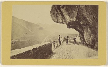 Passage du Bruning Switzerland; Attributed to Swiss; 1870 - 1875; Albumen silver print