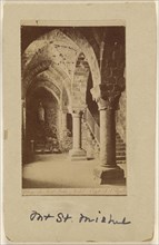 Abbaye du Mont Saint Michel - Crypte de l'Aquilon; French; about 1894; Albumen silver print