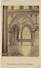 Chapter House, Salisbury Cathedral; British; about 1865; Albumen silver print