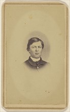 man, printed in vignette-style; Peter S. Weaver, American, active Hanover, Pennsylvania 1860s - 1910s, 1865-1870; Albumen