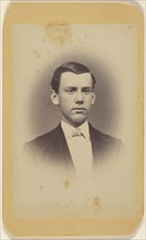 man, printed in vignette-style; Peter S. Weaver, American, active Hanover, Pennsylvania 1860s - 1910s, 1865-1875; Albumen