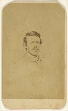 man with moustache, printed in vignette-style; C.E. Edwards, American, active 1860s, 1865 - 1875; Albumen silver print