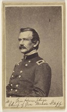 Maj. Gen. Andrew Atkinson Humphreys. Chief of Gen. Meade's Staff; Studio of Mathew B. Brady, American, about 1823 - 1896