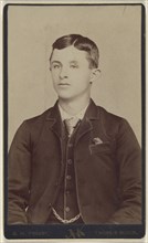man, standing; G.H. Presby, American, active 1880s - 1890s, 1880 - 1889; Albumen silver print