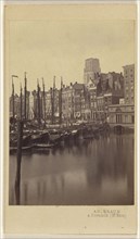 Rotterdam. Vieux Port; Adolphe Braun, French, 1812 - 1877, 1865 - 1870; Albumen silver print