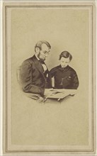 Lincoln and Son; American; about 1864; Albumen silver print
