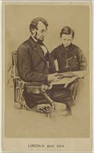 Lincoln and Son; American; about 1864; Albumen silver print
