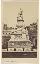 Genes, Monument Christophe Colombo La Patria; Celestino Degoix, Italian, active 1860s - 1890s, January 1865; Albumen silver