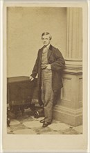young man standing with hand in his pocket; James Wallace Black, American, 1825 - 1896, 1865 - 1875; Albumen silver print