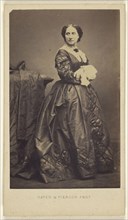 woman standing; Mayer & Pierson, French, active 1855 - 1878, 1865 - 1874; Albumen silver print