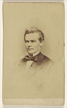 man, printed in vignette-style; Studio of Mathew B. Brady, American, about 1823 - 1896, 1864 - 1866; Albumen silver print