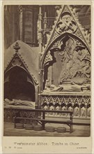 Westminster Abbey. Tombs in Choir; George Washington Wilson, Scottish, 1823 - 1893, 1864 - 1865; Albumen silver print