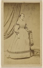 Mrs. Jacob James Harvey; American; about 1865; Albumen silver print