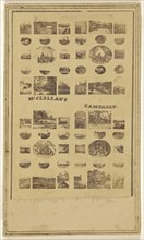 Copy of a photo collage of McClellan's Campaign; Alexander Gardner, American, born Scotland, 1821 - 1882, 1864 - 1865; Albumen