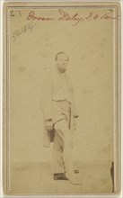 Orren Daley, F, 6 Vermont Civil War victim; American; 1865 - 1870; Albumen silver print