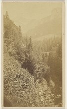 view, possibly at Menton, France; Davanne & Aléo; 1864 - 1874; Albumen silver print