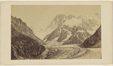 mountain view; 1865 - 1875; Albumen silver print