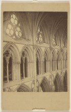 Lichfield Cathedral. Triforum in Nave; British; 1865-1875; Albumen silver print