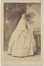 woman, standing; Camille Silvy, French, 1834 - 1910, 1862-1865; Albumen silver print