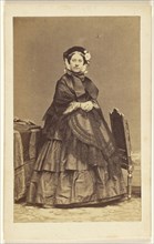 woman, standing; Disdéri & Cie; 1862 - 1865; Albumen silver print
