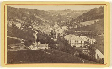 View of Plombieres; Gehanne, French, active Plombiéres, France 1860s, 1865 - 1875; Albumen silver print