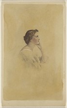Edith. copy of a painting; Selby & McCauley; 1870 - 1875; Hand-colored albumen silver print
