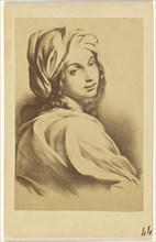 Beatrice Cenci copy of a painting; Goupil & Cie., French, active 1839 - 1860s, 1865 - 1875; Albumen silver print