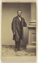 bearded man, standing; Charles Miller, American, active Burlington, Vermont 1860s, 1865 - 1870; Albumen silver print