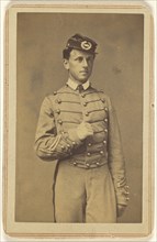 J.C. Post Cadet U.S.M.A. West Point cadet; Charles DeForest Fredricks, American, 1823 - 1894, about 1862; Albumen silver print