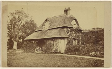 Exterior view of Oak Cottage, Blaise Hamlet; 1867; Albumen silver print