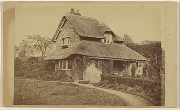 Exterior view of Dutch Cottage, Blaise Hamlet; 1867; Albumen silver print