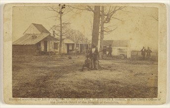 Mrs. Spinner's House, bet. Stone Bridge and Centreville; Barnard & Gibson; 1862; Albumen silver print