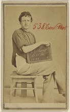 J.H. Sweed, B 95 Pa. 19180 Civil War victim; American; 1864 - 1870; Albumen silver print