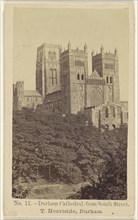 Durham Cathedral, from South Street; Thomas Heaviside, British, active Durham, England 1860s, 1865 - 1870; Albumen silver print