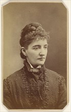 woman in 3,4 profile; Beer & Company; 1870 - 1875; Albumen silver print