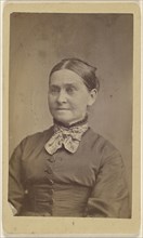 woman, seated; Peter S. Weaver, American, active Hanover, Pennsylvania 1860s - 1910s, 1870 - 1875; Albumen silver print