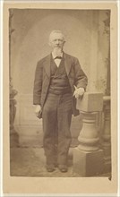 elderly man with long white goatee, standing; D.A. Frommeyer, American, active Hanover, Pennsylvania 1860s, 1870 - 1875