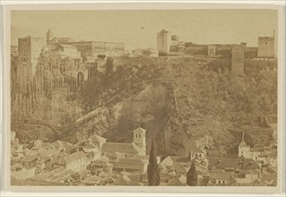 Panoramic view of the Alhambra; 1865 - 1867; Albumen silver print