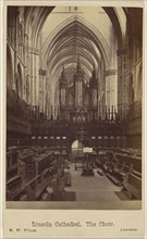 Lincoln Cathedral. The Choir; George Washington Wilson, Scottish, 1823 - 1893, October 21, 1865; Albumen silver print