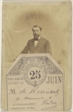 Mr. de Kereuartz; French; 1867; Albumen silver print