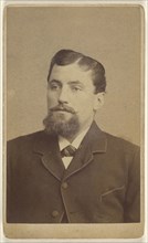 man with Vandyke beard; T.G. Holland, American, active Wilmington, Delaware 1860s, 1870 - 1880; Albumen silver print