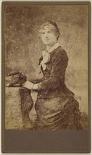 woman, standing; Ph. E. Thuemmler, American, active Milwaukee, Wisconsin 1860s - 1870s, about 1880; Albumen silver print
