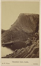 Clamshell Cave, Staffa; George Washington Wilson, Scottish, 1823 - 1893, September 27, 1865; Albumen silver print