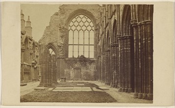 Chapel Royal. East Window. Holyrood; British; 1864 - 1865; Albumen silver print
