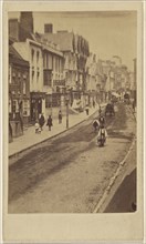 High Street, Stafford; British; November 1865; Albumen silver print
