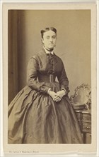 woman, standing; Bayard & Bertall; about 1861; Albumen silver print