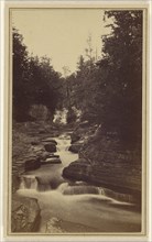 End of the Ravine, or Rocky Heart; John Robert Moore, American, active Tranton Falls, New York 1870s, 1865 - 1870; Albumen