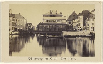 Erinnerung an Kiel: Die Borse; Chr. Hinrichsen, German, active Kiel, Germany 1860s, 1865 - 1870; Albumen silver print