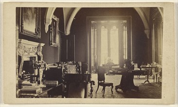 Drawing Room, Bransepeth Castle. Lord Boyne; Thomas Heaviside, British, active Durham, England 1860s, October 5, 1865; Albumen