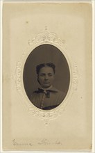 Emma Fouche; George W. Hewitt & Company; 1870-1875; Tintype